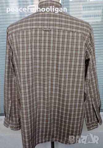 Columbia Sportswear - мъжка карирана риза с  дълъг ръкав за туризъмлов и риболов, снимка 8 - Ризи - 44339490