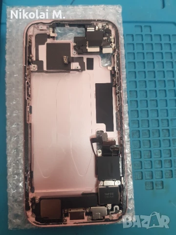 Оргинална  рамка за IPhone 15 pro(розава), снимка 7 - Резервни части за телефони - 50455380
