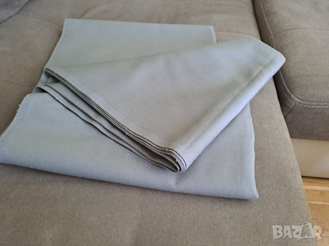 Вълнен зимен сив плат за шиене