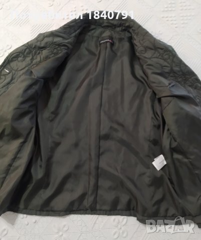 Яке/сако – зелено/каки, вталено, XL /44-46 , снимка 6 - Якета - 34450918