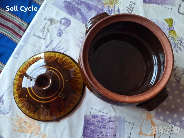 ✅КЕРАМИЧЕН ГЮВЕЧ❗, снимка 4 - Съдове за готвене - 52566376