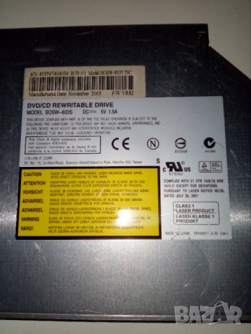 DVD LITE- ON записвачка за лаптоп, снимка 6 - Външни хард дискове - 21009304