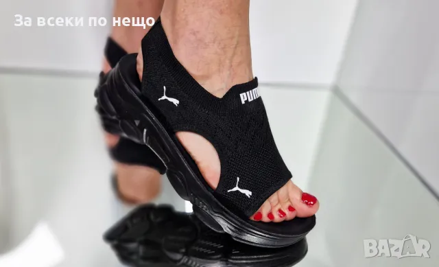 Puma Дамски Черни Сандали Пума Код P605, снимка 12 - Сандали - 50427862