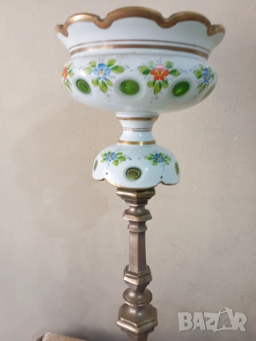 Винтидж настолна лампа, снимка 4 - Настолни лампи - 49419699