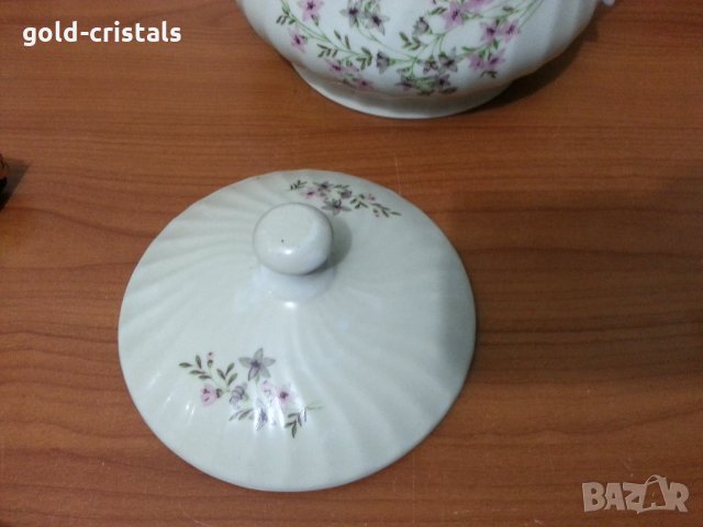 Стар български порцелан супник, снимка 6 - Антикварни и старинни предмети - 35896584