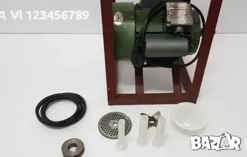 Електрическа Месомелачка Чугунена 32 номер с електромотор, снимка 6 - Месомелачки - 50745740