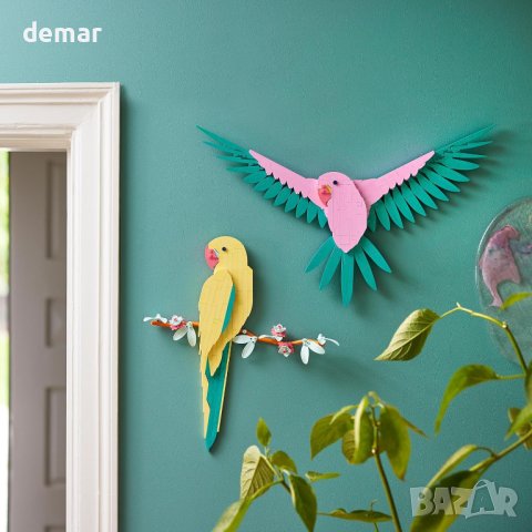 LEGO Art The Fauna Collection, папагали ара, конструктор за сглобяване, снимка 3 - Декорация за дома - 44433065