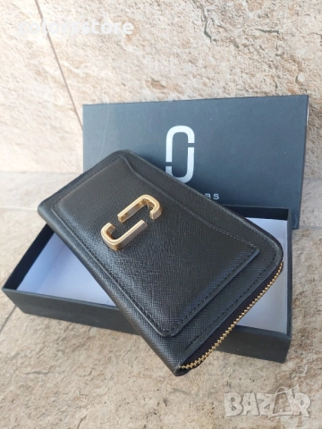 Черно портмоне Marc Jacobs кодSG55u, снимка 3 - Портфейли, портмонета - 52046905