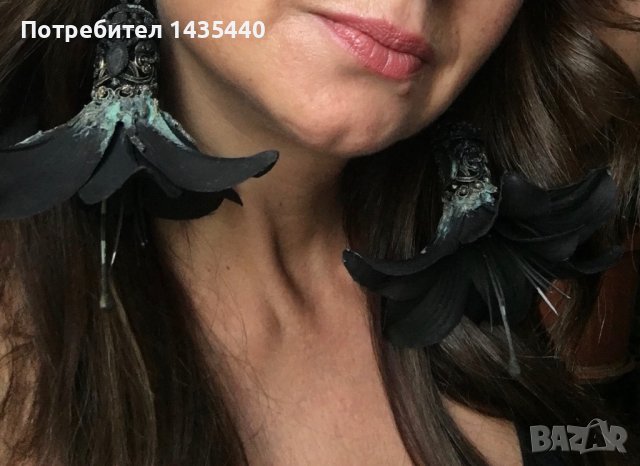 Обеци от серията “Тайната градина” на дизайнерката Анелия Милчева, снимка 8 - Обеци - 41676337