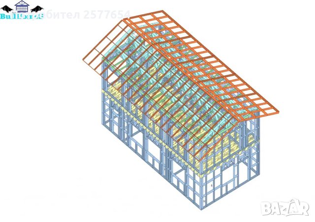 Къща,Бунгало,Преместваема къща,Сглобяеми къщи,Модулни,Жилищни-85,56м², снимка 5 - Строителни материали - 44157622