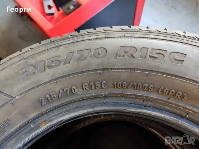 4бр.летни гуми 215/70/15C Pirelli, снимка 3 - Гуми и джанти - 47671860