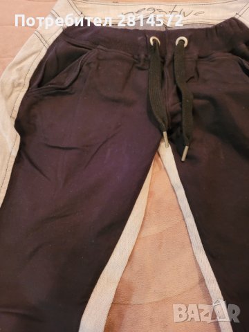 Дамско долнище комбинирано с деним , снимка 3 - Панталони - 42539155