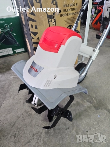 Електрическа фреза IKRA IEM 800S, 800 W, 30 см, снимка 3 - Градинска техника - 51720283