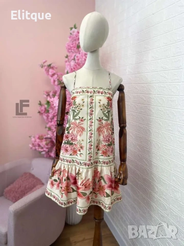лятна флорална рокля , снимка 6 - Рокли - 53580231