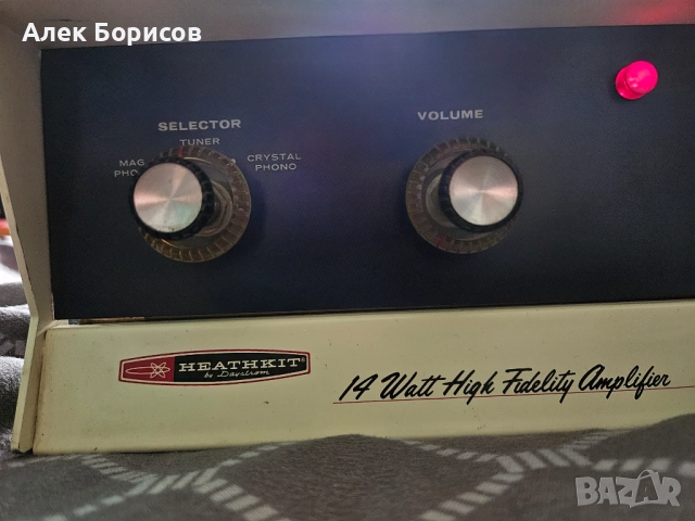Лампов усилвател Heathkit AA-161, снимка 2 - Ресийвъри, усилватели, смесителни пултове - 52436253