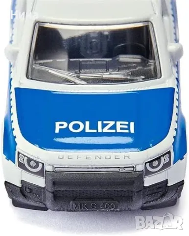 Land Rover Defender Федерална полиция, метална полицейска кола SIKU