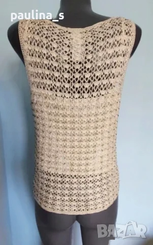 Два различни броя / Плетена на една кука туника за повод "Spiegel" и "Laura Ashley" / голям размер , снимка 13 - Туники - 28230789