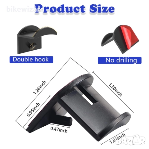 Самозалепващи куки за шапки, 12 броя, държачи за шапки НОВИ, снимка 4 - Други стоки за дома - 52406334