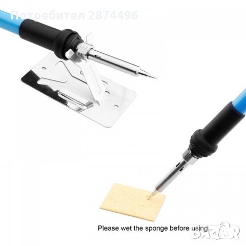 1745 ПОЯЛНИК 60 W - РЕГУЛИРУЕМ В КУФАР С АКСЕСОАРИ, снимка 3 - Поялници и запояване - 35820789