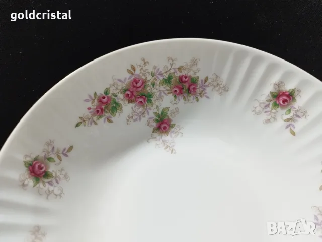 немски порцелан Бавария купа и плато , снимка 4 - Антикварни и старинни предмети - 22462457