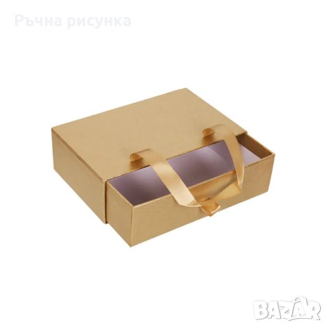Подаръчна кутия /със сатенени дръжки/, снимка 2 - Декорация за дома - 42251242