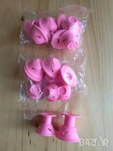 Силиконови ролки за коса с подарък., снимка 3 - Аксесоари за коса - 48221881