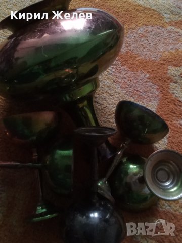 Сервис стар метален 25849, снимка 13 - Декорация за дома - 34305075