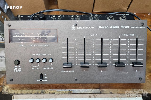 Monacor Sam-500 stereo audio mixer/ миксер 