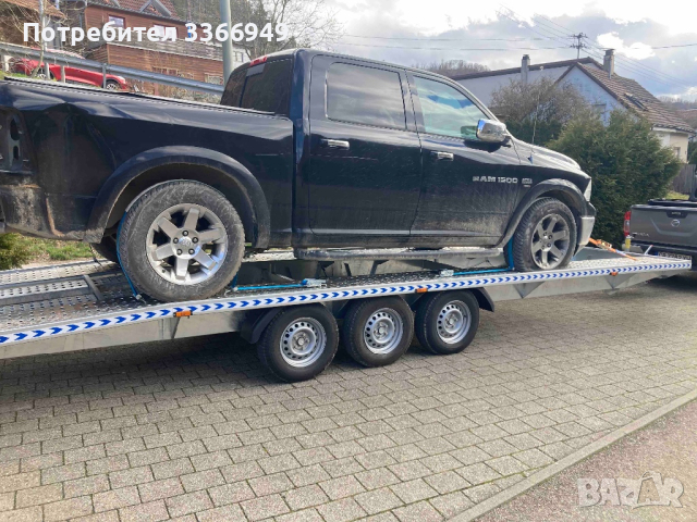 Двойна автоплатформа под наем / 8.50м Х 2.10м / 2720кг полезен товар, снимка 7 - Ремаркета - 44750282