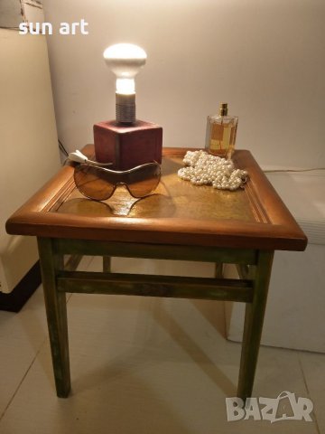 зелена арт масичка , снимка 3 - Маси - 39166017