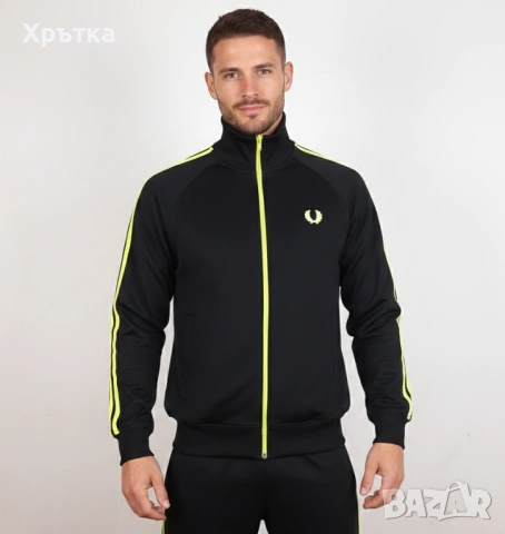 Fred Perry Track Jacket - Oригинално мъжко горнище размер S