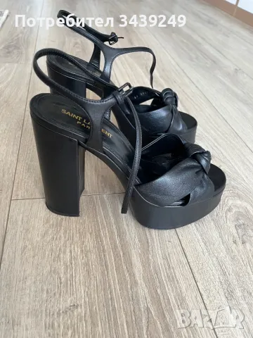 Saint Laurent YSL високи сандали ОРИГИНАЛНИ, снимка 2 - Сандали - 49563239