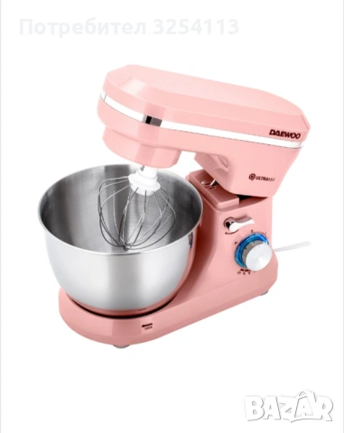Планетарен миксер DAEWOO 1600w 2г. ГАРАНЦИЯ, снимка 2 - Миксери - 53202699
