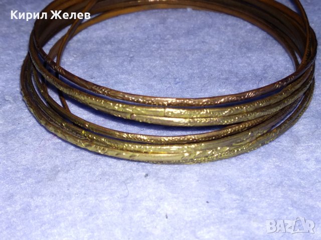 ЛОТ ТЪНКИ ОРНАМЕНТИРАНИ БРОНЗИРАНИ ОРИЕНТАЛСКИ СТИЛ ГРИВНИ от БЛАГОРОДНА СТОМАНА 37942, снимка 4 - Гривни - 40805254