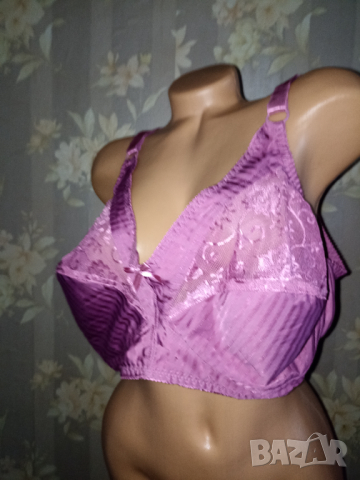 Janina 105 C- Сутиен с меки чашки без банели в лилаво, снимка 2 - Бельо - 44834242