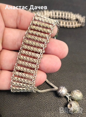Стари Сребърни гривни, снимка 7 - Гривни - 53795251