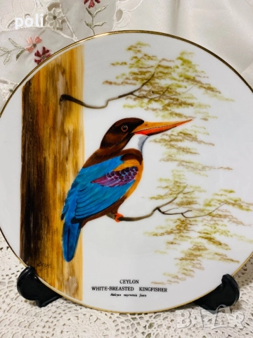 порцеланова чиния за стена , снимка 3 - Декорация за дома - 51573297