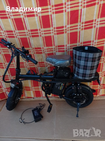 Електрически велосипед, сгъваем нов-гаранция, снимка 3 - Велосипеди - 39541311