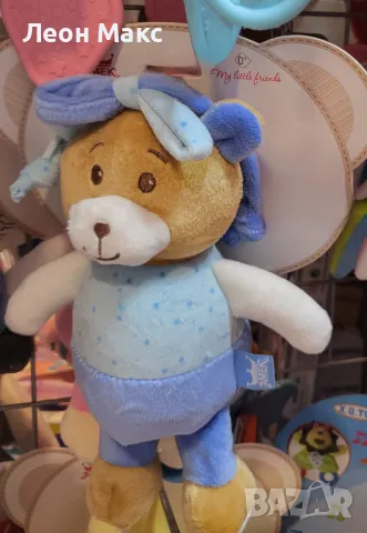 Детска Латерна мече плюш  21см 2 цвята 98156 0+, снимка 2 - Плюшени играчки - 48437241