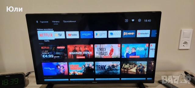Led smart телевизор Finlux, снимка 2 - Телевизори - 53008522