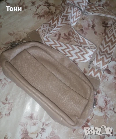 Нова Кожена Дамска Чанта 