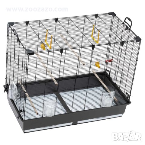 Клетка за малки птички с пълно оборудване Ferplast - Piano 6 87/46.5/70 см. - Модел: 52064811, снимка 3 - За птици - 44401800