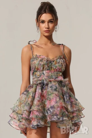 флорална рокля , снимка 4 - Рокли - 50969942