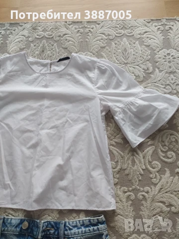 Къси дънки с риза , снимка 5 - Дънки - 51081569