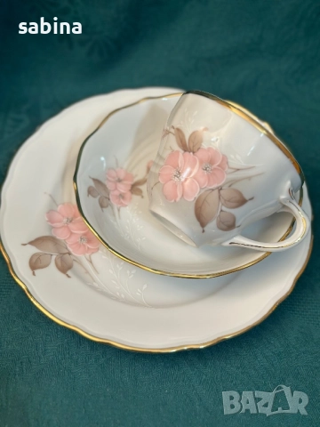 Троен сет на Oscar Schaller & Co, Bavaria, снимка 3 - Сервизи - 52979562