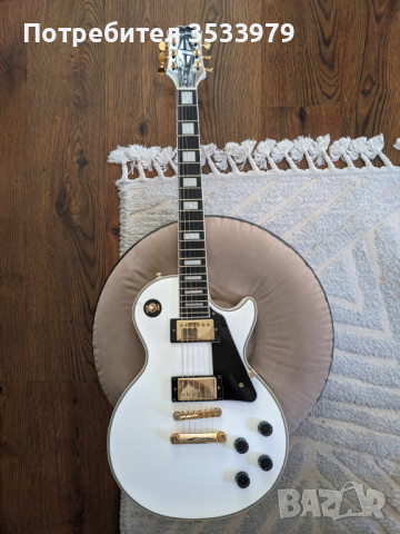 Epiphone Les Paul Custom Alpine White 2021 , снимка 1