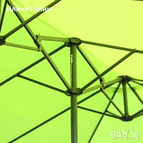 Двоен градински чадър Outsunny 455 x 270 см , снимка 8 - Градински мебели, декорация  - 51874113