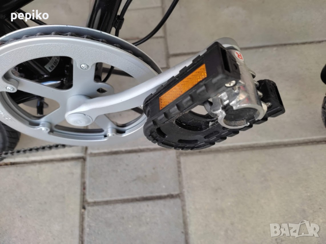 Продавам колела внос от Германия тройно сгъваем велосипед BLACK FOLDO SPORT 20 цола, снимка 4 - Велосипеди - 36520335