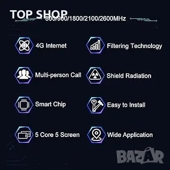 усилвател на клетъчен сигнал, 5 ленти 800/900/1800/2100/2600MHz, съвместим с всички оператори, снимка 3 - Друга електроника - 48756823