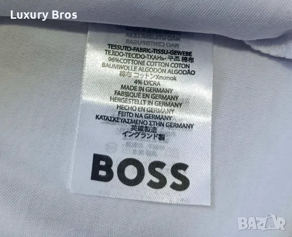 Мъжки тениски с яка Hugo Boss, снимка 7 - Тениски - 47640952